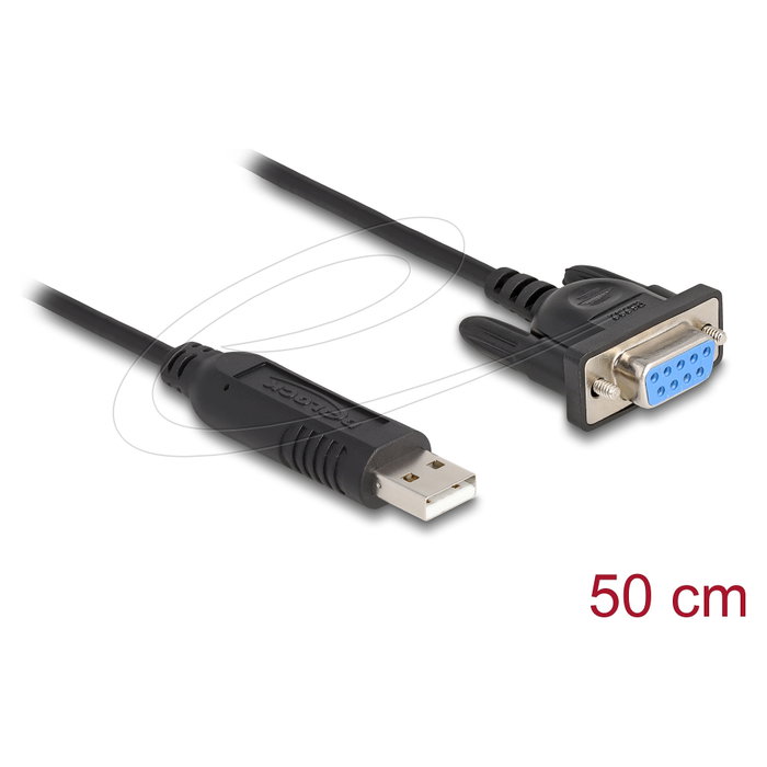 DeLOCK 67381 Adaptador USB 2.0 a Serie RS-232 Sub-D 9 Hembra DeLOCK 67381 Adaptador USB 2.0 a Serie RS-232 Sub-D 9 Hembra