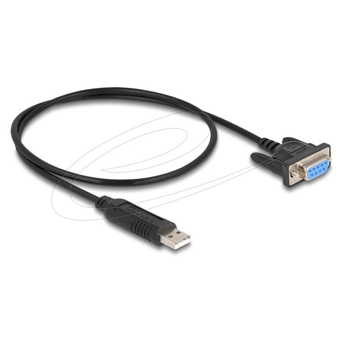 DeLOCK Adaptador USB 2.0 a Serie RS-232 Sub-D 9 pines, 50 cm DeLOCK Adaptador USB 2.0 a Serie RS-232 Sub-D 9 pines, 50 cm