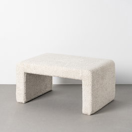 Banco Crema Dm-Tejido 90 X 60 X 43 cm