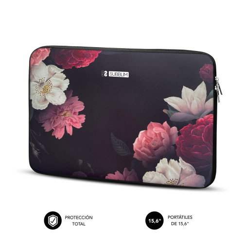 Subblim Trendy Sleeve Neo Flowers 15,6 pulgadas