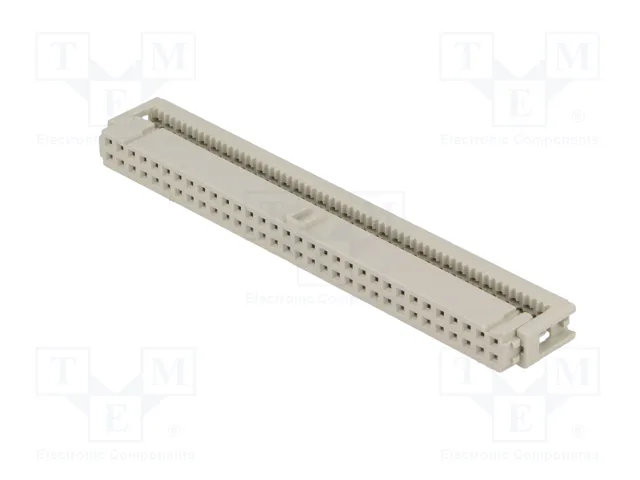 HARTING Conector IDC hembra de 64 pines recto 2,54mm