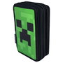 MANENTI Bolsa cremallera triple Face Minecraft 20x13,5x6,5cm