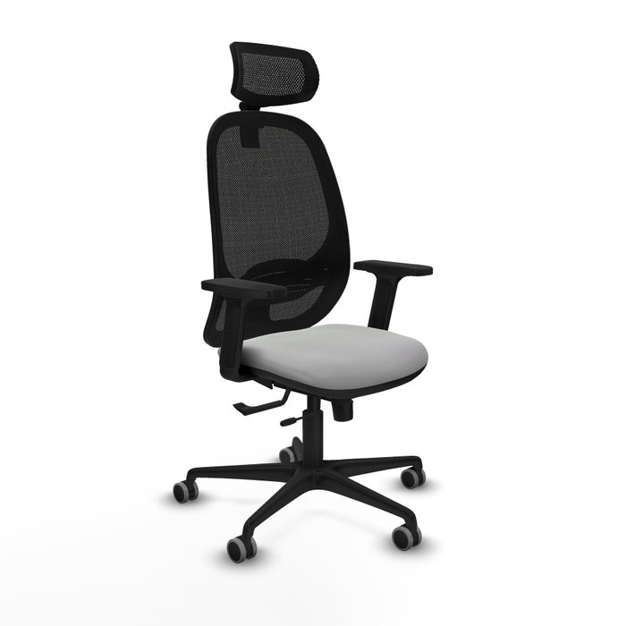 PIQUERAS Y CRESPO Silla de oficina Cilanco con mecanismo Sincro/Traslack, Gris claro y Negro PIQUERAS Y CRESPO Silla de oficina Cilanco con mecanismo Sincro/Traslack, Gris claro y Negro