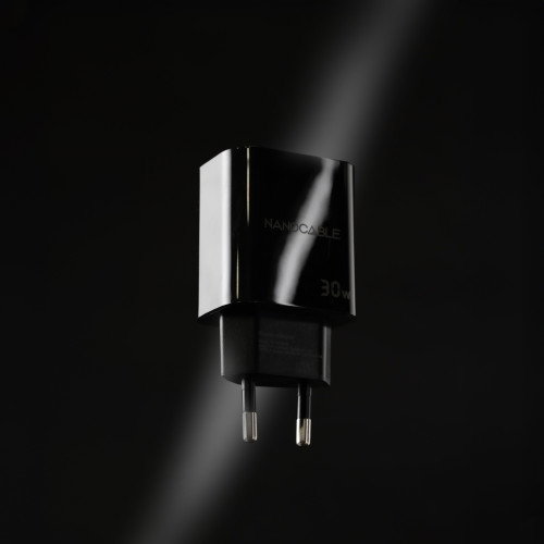 Nanocable Cargador USB-C PD 30W Negro 10.10.2010 Nanocable Cargador USB-C PD 30W Negro 10.10.2010