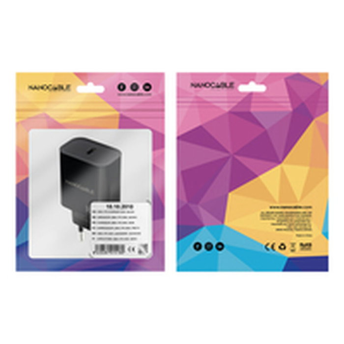Nanocable Cargador USB-C PD 30W Negro