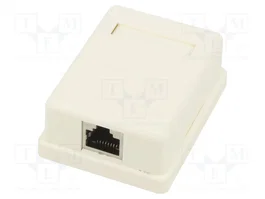 GOOBAY Módulo RJ45 Cat 6 Blanco