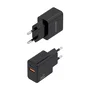 Aisens Cargador GaN 20W con USB-C y USB-A Negro A110-1026