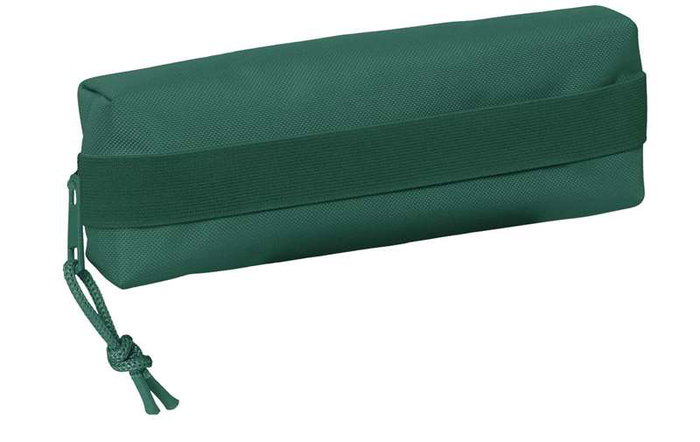 Safta Portatodo Rectangular con Goma Elástica 22cm Dark Green 22x4x7 cm