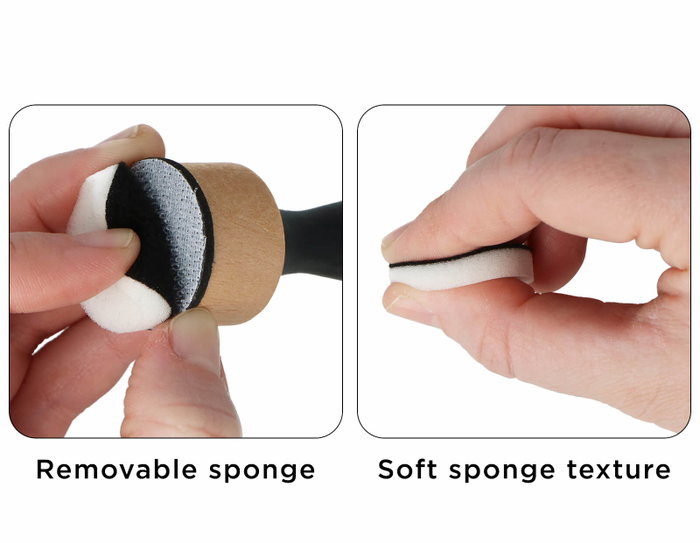 Innspiro Set de 10 recambios de esponjas de 3 cm de diámetro
