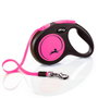 Flexi New NEON Cinta Rosa 5m para perros hasta 25kg