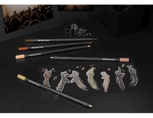 Faber-Castell Black Edition Tonos Piel, 12 unidades