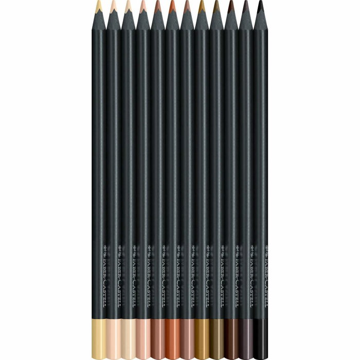 Faber-Castell Black Edition Tonos Piel, 12 unidades