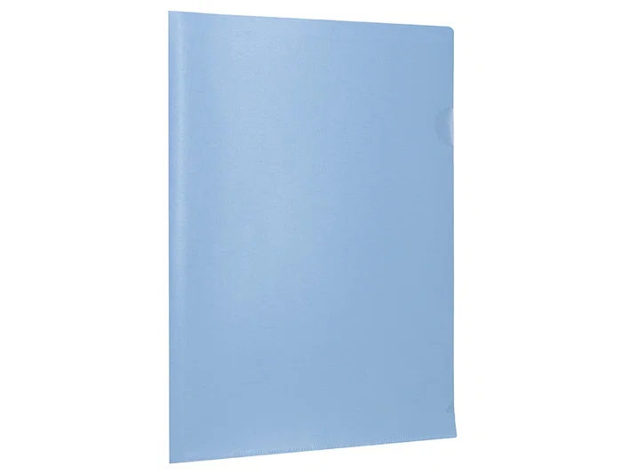 Liderpapel Carpeta Dossier Uñero Polipropileno Celeste Opaco A4
