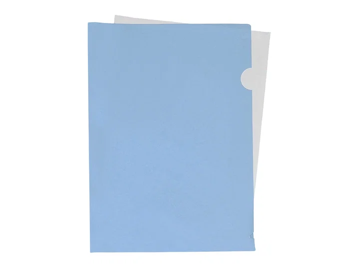 Liderpapel Carpeta Dossier Uñero Polipropileno Celeste Opaco A4