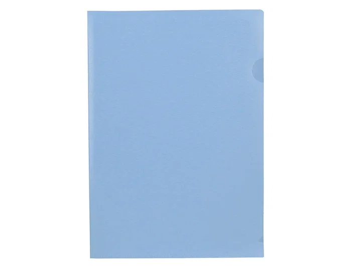 Liderpapel Carpeta Dossier Uñero Polipropileno Celeste Opaco A4