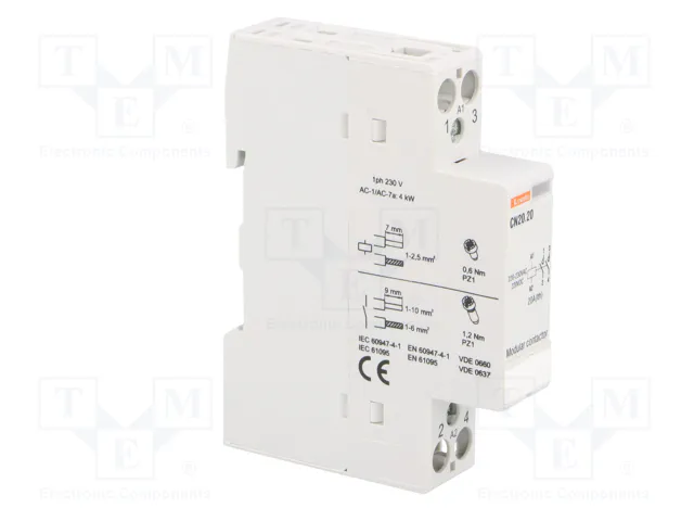 LOVATO ELECTRIC Contactor CN20 2-polar 20A 220÷230VAC/VDC