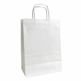 Bolsa De Papel Andina Celulosa Blanca 32X40X14 Cm Blanco Paquete De 50