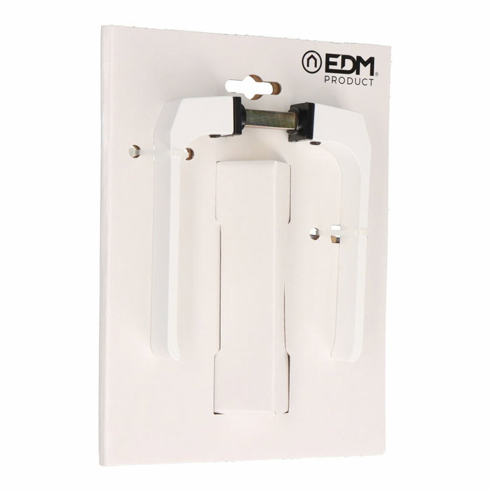 Edm Juego de manilla modelo 702 de aluminio blanco 32 mm Edm Juego de manilla modelo 702 de aluminio blanco 32 mm