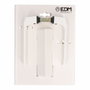 Edm Juego de manilla modelo 702 de aluminio blanco 32 mm