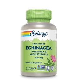 Solaray Big Echinacea Angus & Purpurea 460 mg, 180 Cápsulas Vegetales