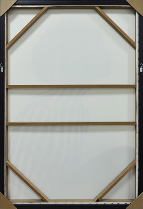 DKD Home Decor Cuadro Lienzo Chica Rayas 83x122,5 cm, Pack de 2