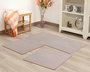 KioKids Alfombra de Juego Modular para Bebés de Moqueta y EVA Gris - 4 Piezas 60x60cm Aislantes y Fáciles de Limpiar, +0 Meses