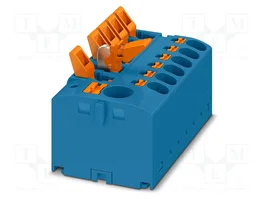 PHOENIX CONTACT PTFIX 6/6X2,5-MTL BU Conector de carril azul