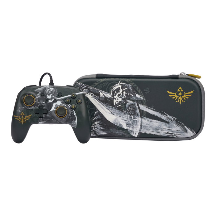 Power A Estuche Protector Battle-Ready Link para Nintendo Switch, OLED y Lite