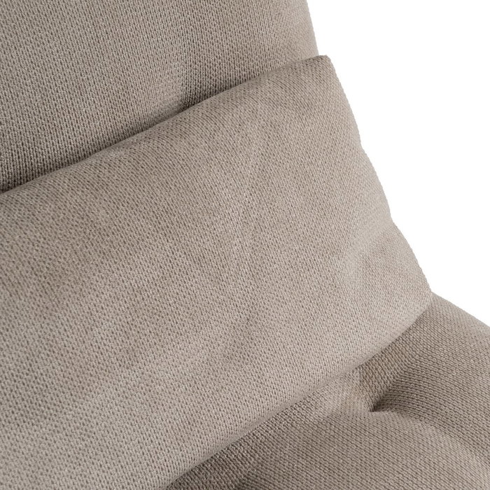 Chaise-Lounger Taupe Tejido-Metal 168 X 90 X 82 cm