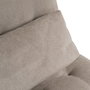 Chaise-Lounger Taupe Tejido-Metal 168 X 90 X 82 cm