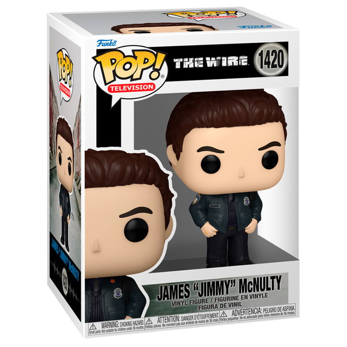 Funko Figura POP The Wire James Jimmy McNulty 9cm Vinilo Caja Regalo Con Ventana