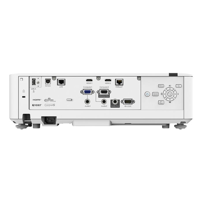 Epson EB-L520U Proyector Laser 3-LCD 5200 Lúmenes WUXGA (1920x1200) 16:10 Blanco con Altavoz y Conexiones HDMI VGA USB