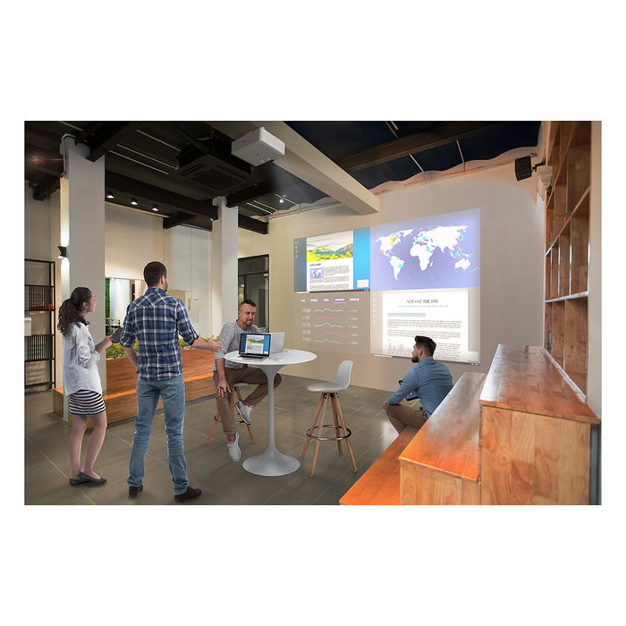 Epson EB-L520U Proyector Laser 3-LCD 5200 Lúmenes WUXGA (1920x1200) 16:10 Blanco con Altavoz y Conexiones HDMI VGA USB