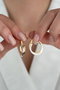Heliophilia Silver NRZ1000144 Pendientes de Plata de Ley, 2x2 cm, 100% Plata de Ley, Recubrimiento Oro y Rodio