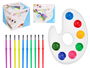 Pincello Juego 10 Pinceles Y Paleta Pinturas 24x20.5x1.5 cm (Set de 48)