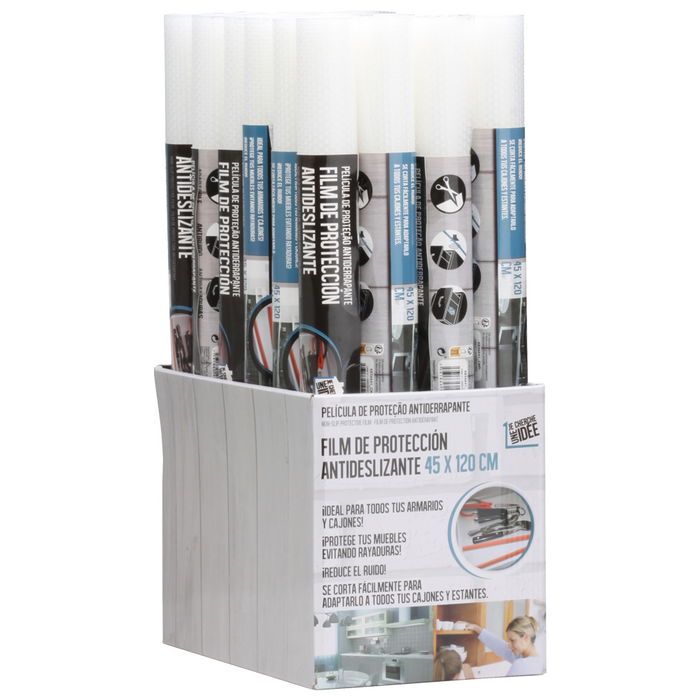 Je cherche une Idee Rollo Antideslizante 120x45 cm, Film Protector para Armarios y Cajones, Evita Rayaduras