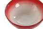 DKD Home Decor Bol de Gres Fresa Rojo