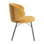 Silla Mostaza Tejido-Metal Contract 57 X 53 X 75 cm (Set de 2)