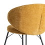 Silla Mostaza Tejido-Metal Contract 57 X 53 X 75 cm (Set de 2)