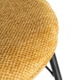 Silla Mostaza Tejido-Metal Contract 57 X 53 X 75 cm (Set de 2)