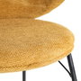 Silla Mostaza Tejido-Metal Contract 57 X 53 X 75 cm (Set de 2)