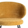 Silla Mostaza Tejido-Metal Contract 57 X 53 X 75 cm (Set de 2)
