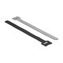 DeLOCK 18687 Bridas de velcro 200 mm x 12 mm Negro