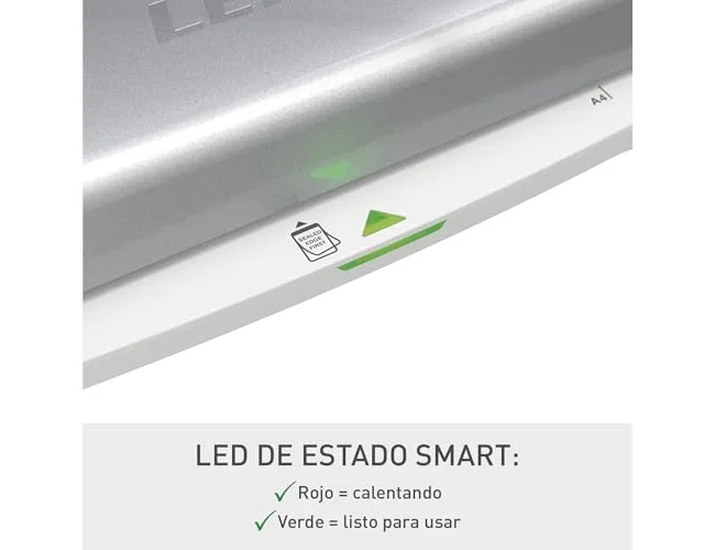 Leitz iLam Home Office Plastificadora A3 Gris de 2 Rodillos hasta 125 micras Leitz iLam Home Office Plastificadora A3 Gris de 2 Rodillos hasta 125 micras