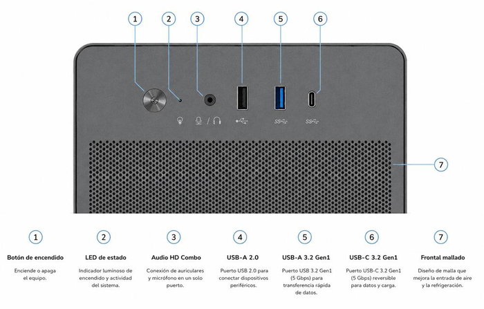 Coolbox M100 Caja Semitorre Negro