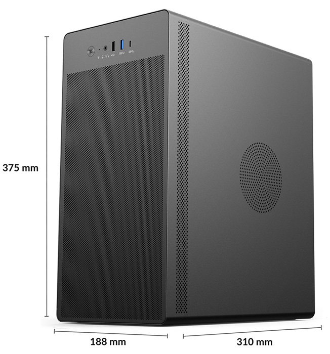 Coolbox M100 Caja Semitorre Negro