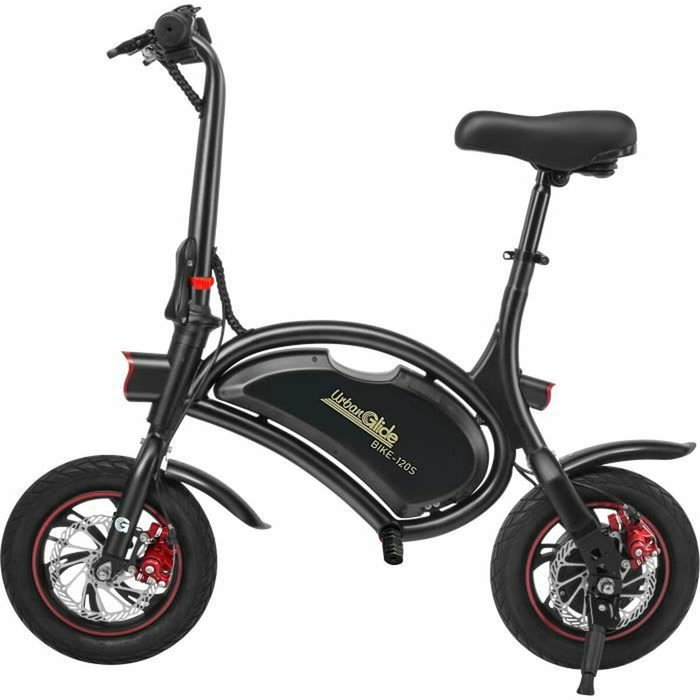 Urbanglide Bicicleta de equilibrio eléctrica BIKE 120S 350 W 12'' Negra Urbanglide Bicicleta de equilibrio eléctrica BIKE 120S 350 W 12'' Negra