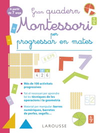 VOX Gran quadern Montessori per progressar en mates, Delphine Urvoy - VOX