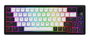 Hator Skyfall 65 Aurum Ice Teclado Gaming Inalámbrico Blanco-Negro
