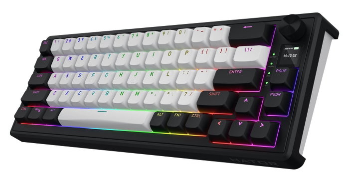 Hator Skyfall 65 Aurum Ice Teclado Gaming Inalámbrico Blanco-Negro Hator Skyfall 65 Aurum Ice Teclado Gaming Inalámbrico Blanco-Negro